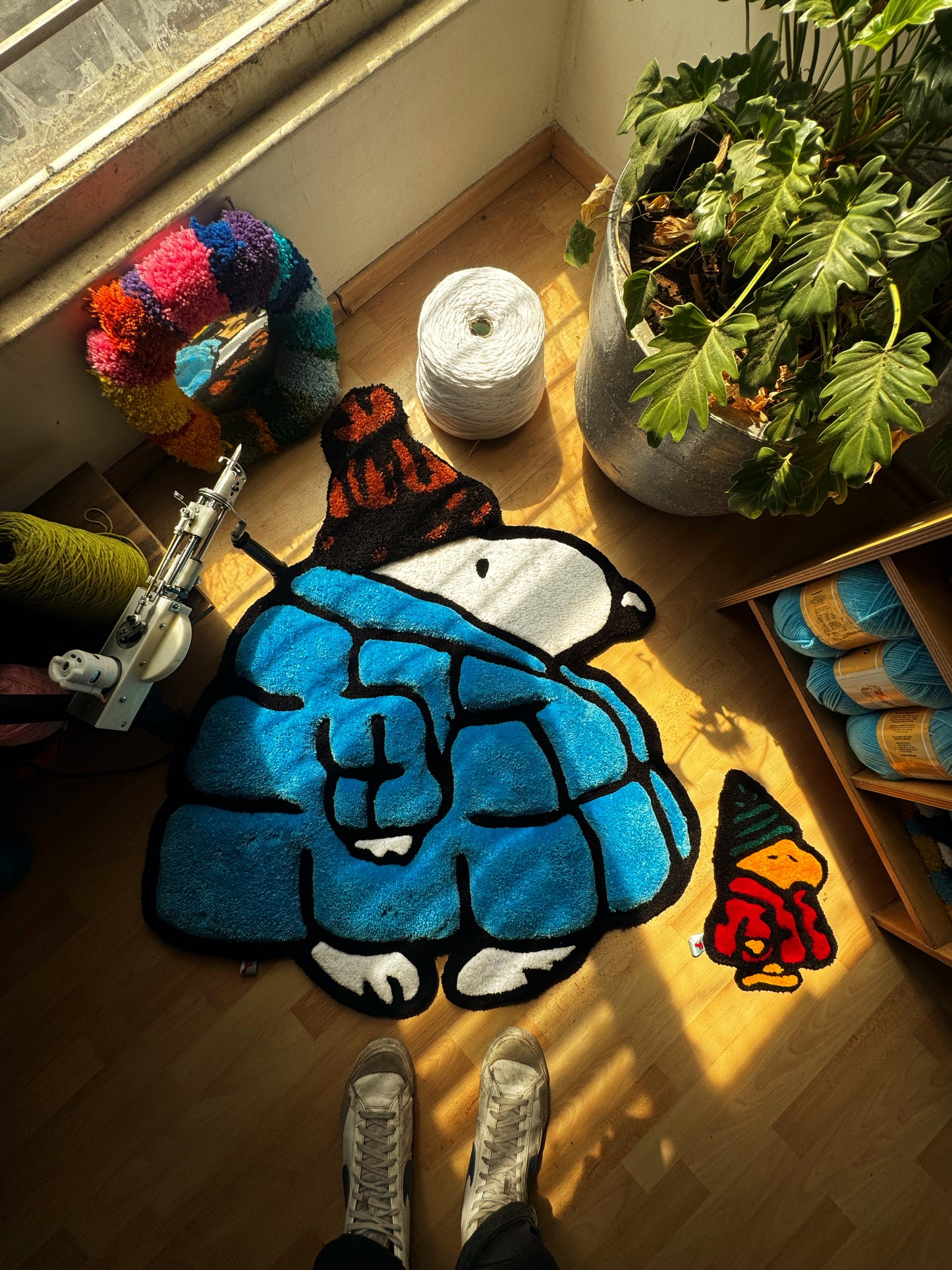 Snoopy con Puffer Jacket